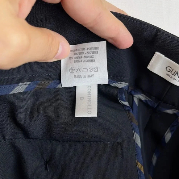 Gunex Controllo B Black Straight Leg Dress Pant - Picture 12 of 13